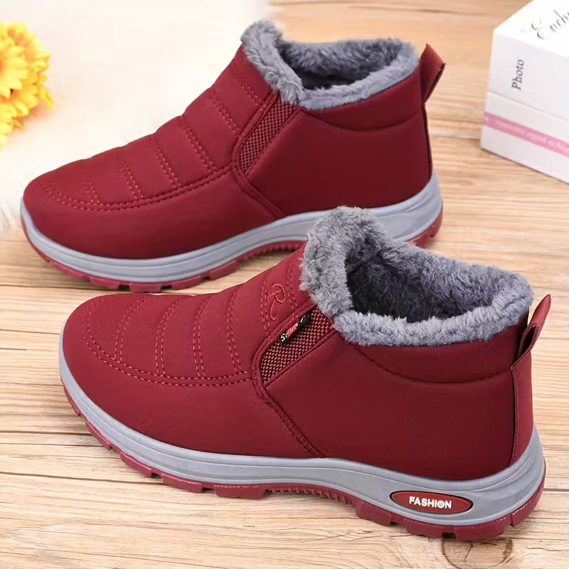 Warm Winter Boots with Thick Sole & Weather Insulated