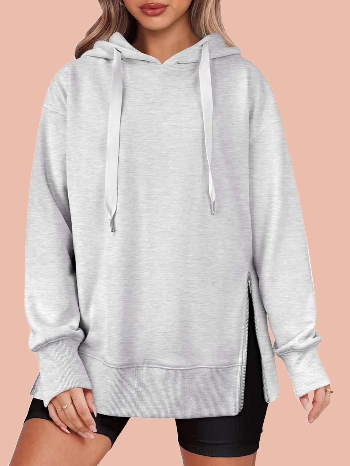 Women's Side Zipper Oversized Hoodies (Buy 2 Free Shipping)