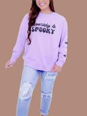 Women's Sparkly & Spooky Sequin Sweatshirt (Buy 2 Free Shipping)
