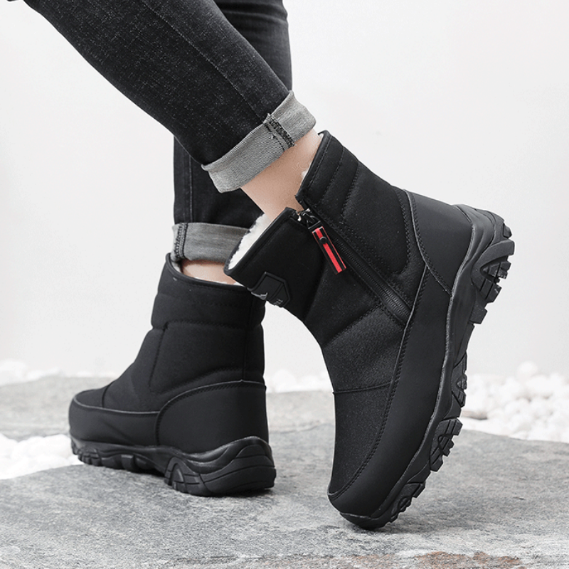 Men’s Waterproof Orthotic Winter Work Boots, Extreme Cold Protection, Non-Slip Durable Sole, All-Day Comfort Insulated Boots