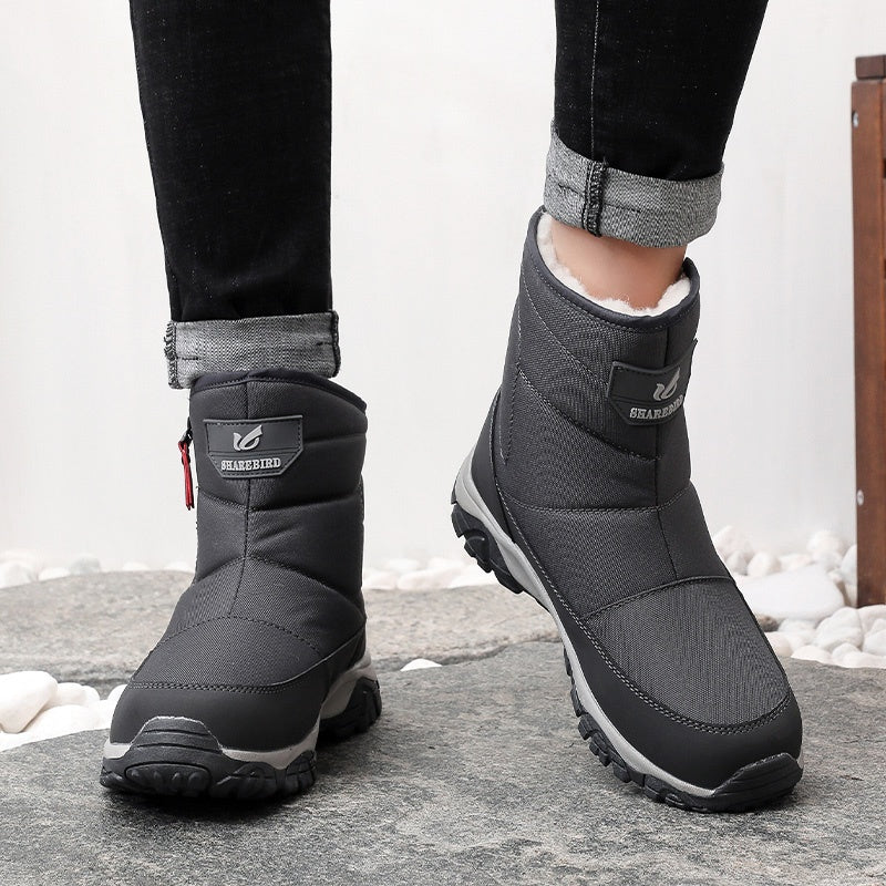 Men’s Waterproof Orthotic Winter Work Boots, Extreme Cold Protection, Non-Slip Durable Sole, All-Day Comfort Insulated Boots