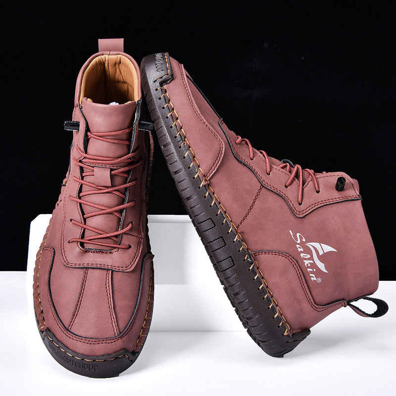 Men's Orthopedic Comfortable Handmade Leather Boots