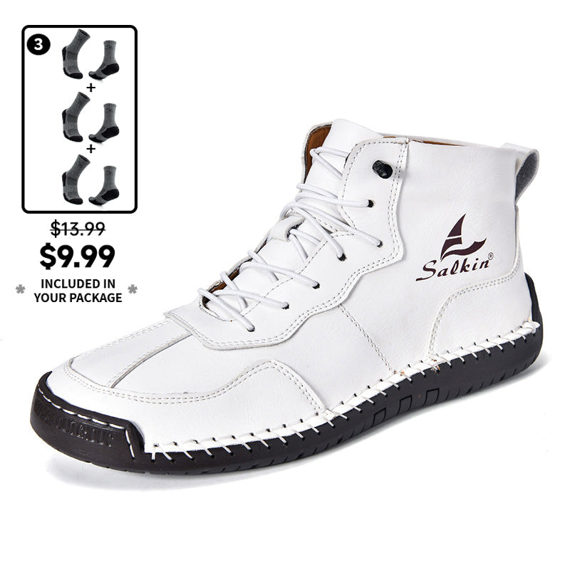 Men's Orthopedic Comfortable Handmade Leather Boots