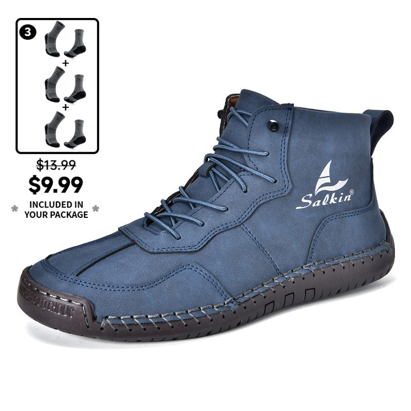 Men's Orthopedic Comfortable Handmade Leather Boots